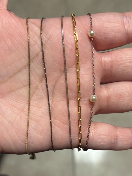 Jewelry - Sterling silver anklets